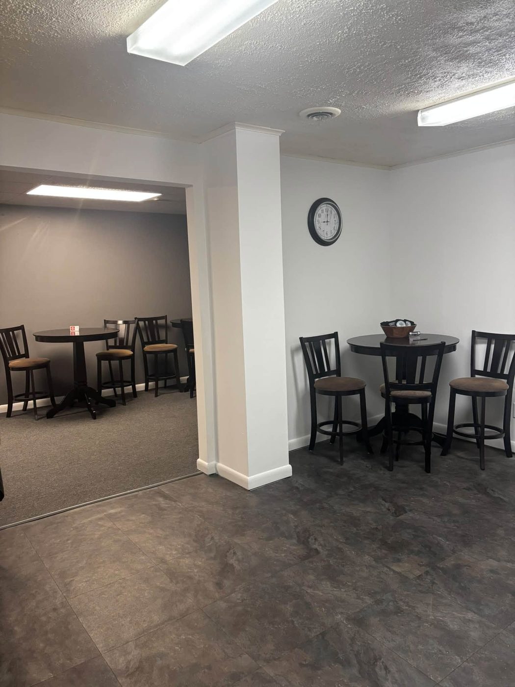 Lounge seating for parents